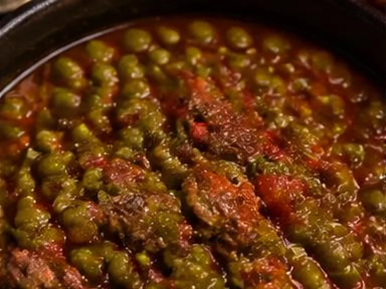 مرق بزاليا — Green Pea Stew
