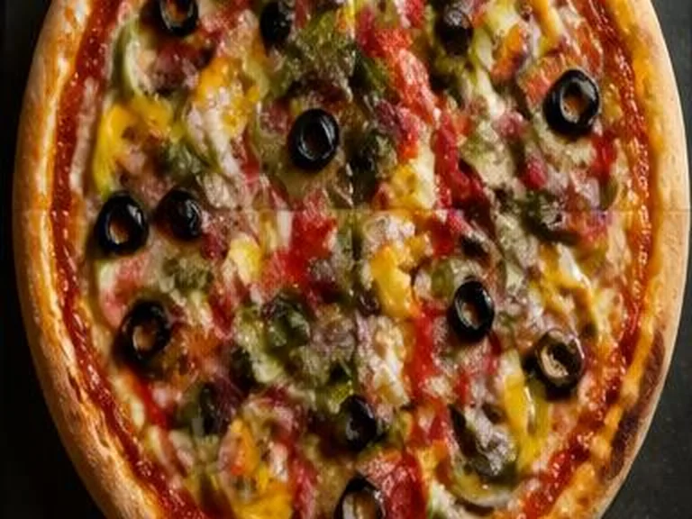 بيتزا خضار — Vegetable Pizza