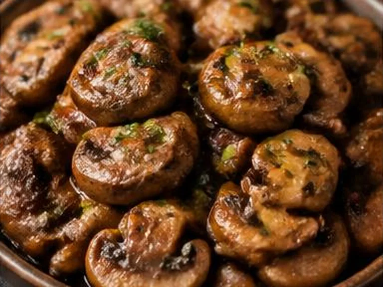 فطر بالزبدة — Butter Mushrooms
