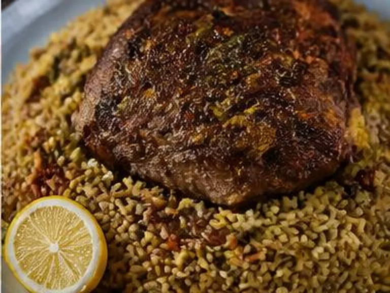 تمن عدس — Lentil Rice